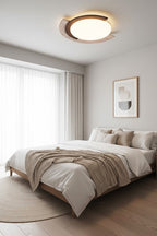 Halo Travertine Ceiling Light