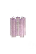Handcrafted Art Violet Glass Wall Lamp
