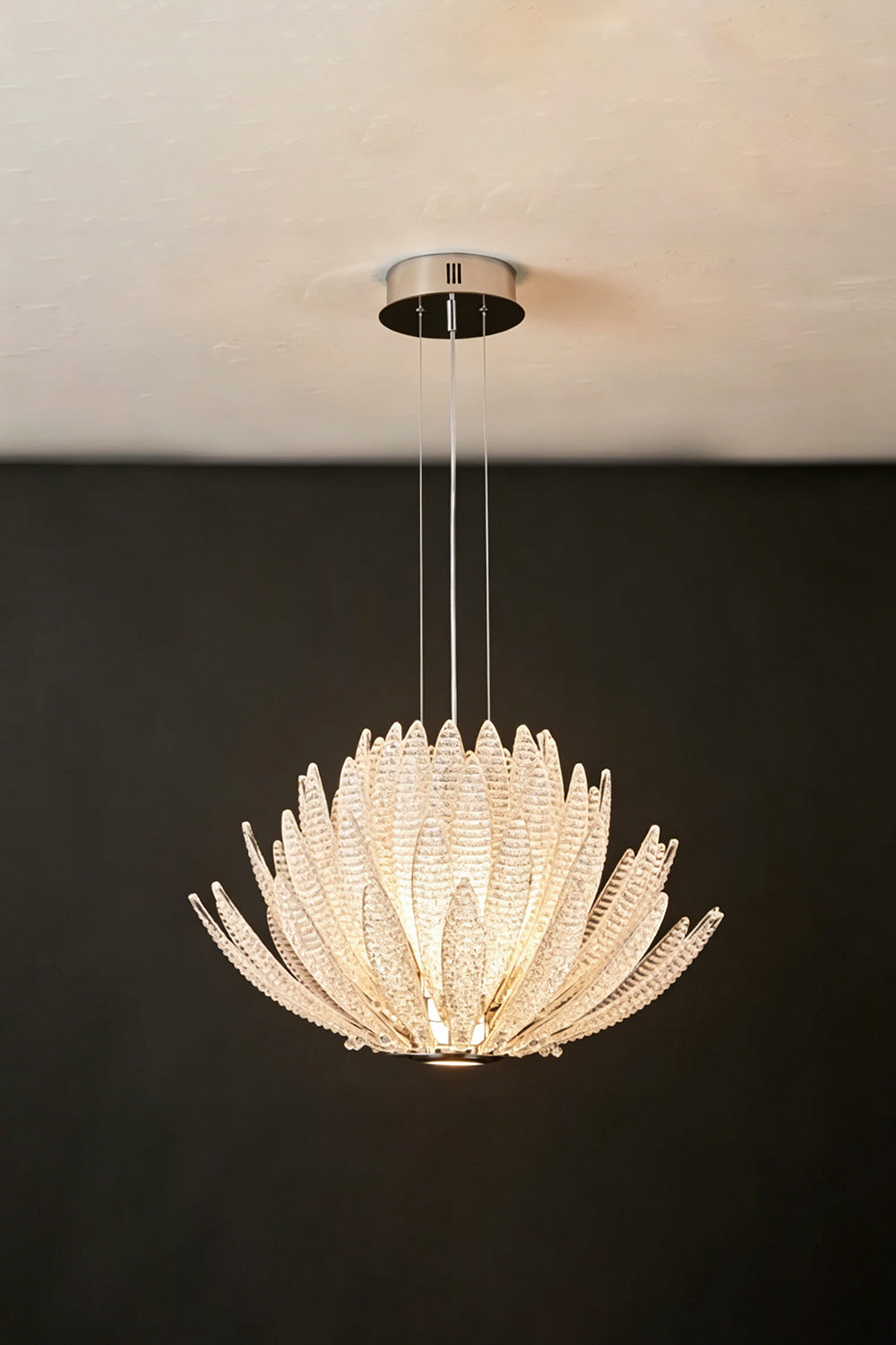 Helios Agave Glass Starburst Chandelier