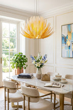 Helios Agave Glass Starburst Chandelier