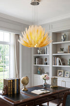Helios Agave Glass Starburst Chandelier