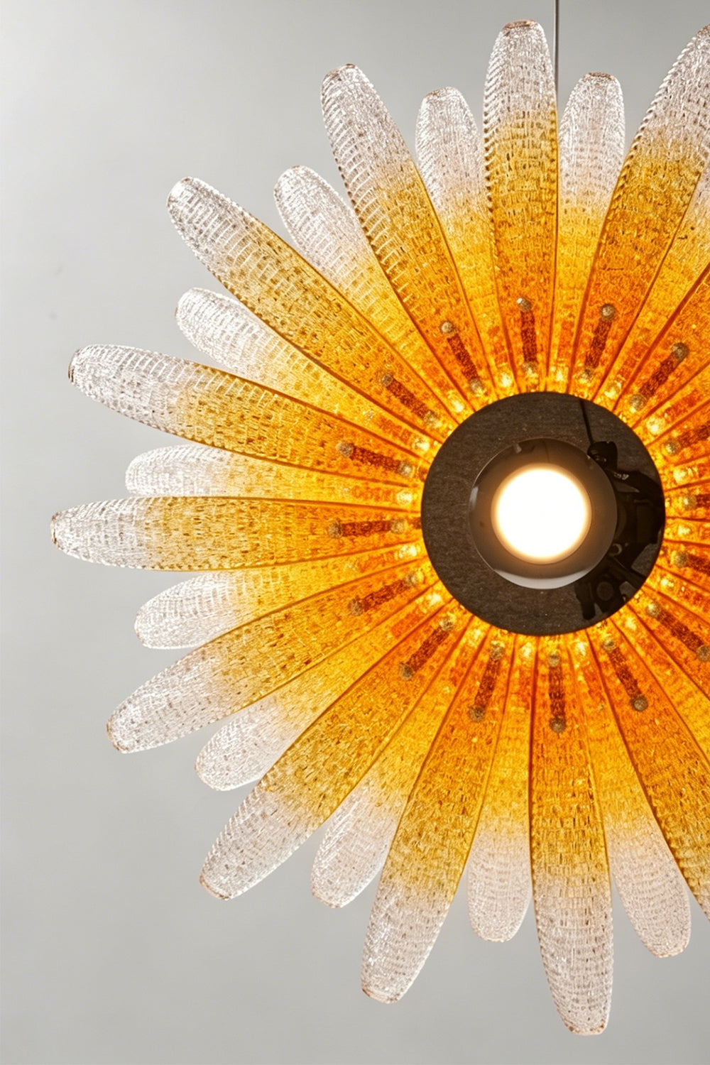 Helios Agave Glass Starburst Chandelier
