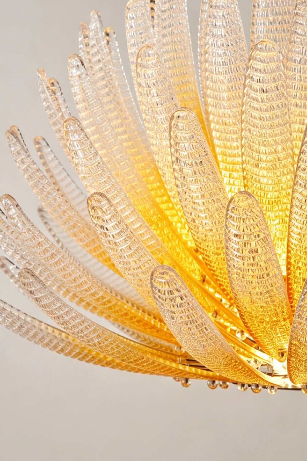 Helios Agave Glass Starburst Chandelier