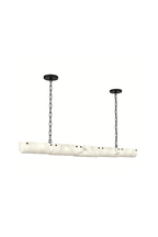 Imperial Strata Alabaster Linear Pendant Lamp