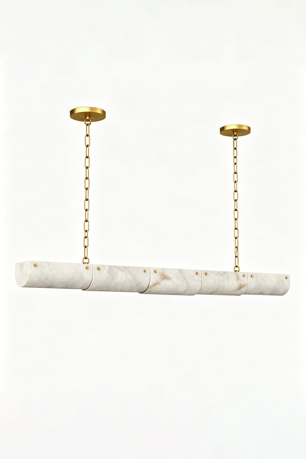 Imperial Strata Alabaster Linear Pendant Lamp
