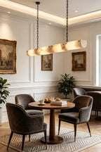 Imperial Strata Alabaster Linear Pendant Lamp
