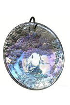 Iridescent Glass Disc Chandeliers