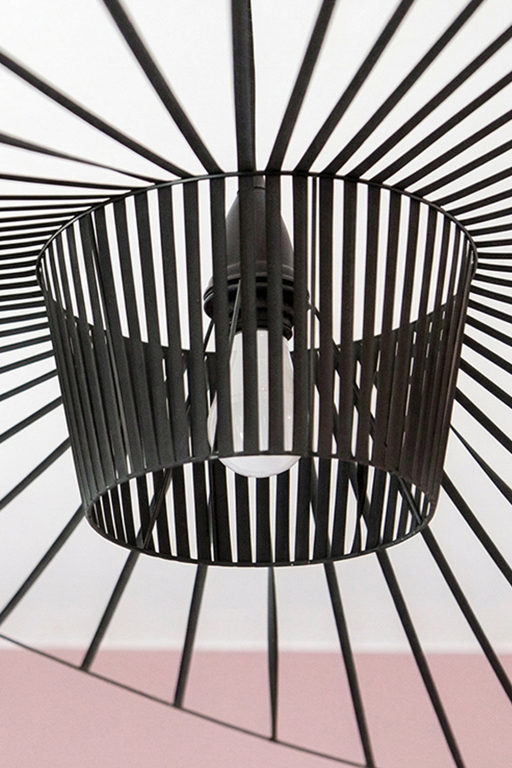 Iron Design Hat Shape Pendant Light