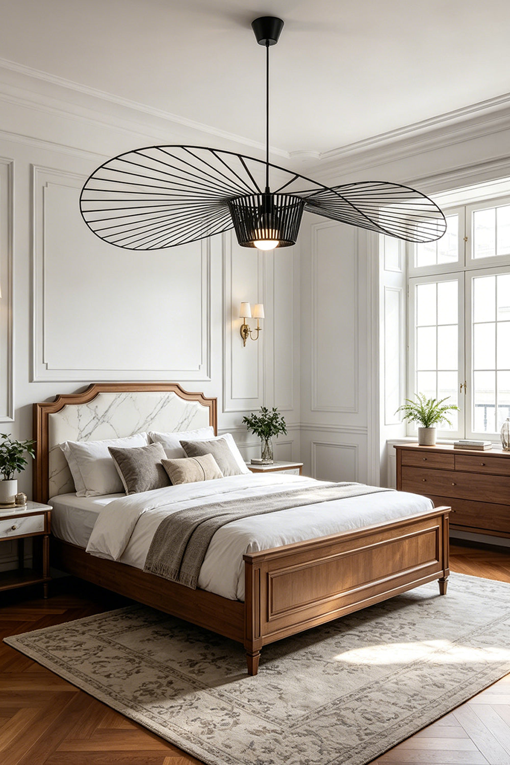 Iron Design Hat Shape Pendant Light