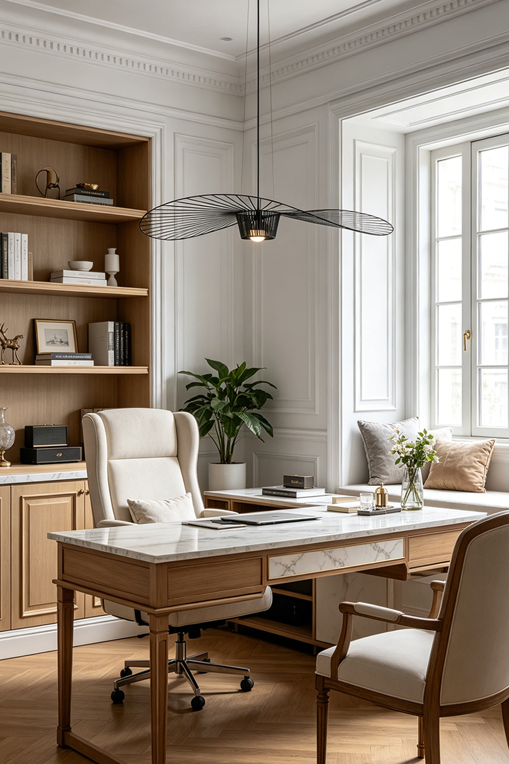 Iron Design Hat Shape Pendant Light