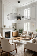 Iron Design Hat Shape Pendant Light