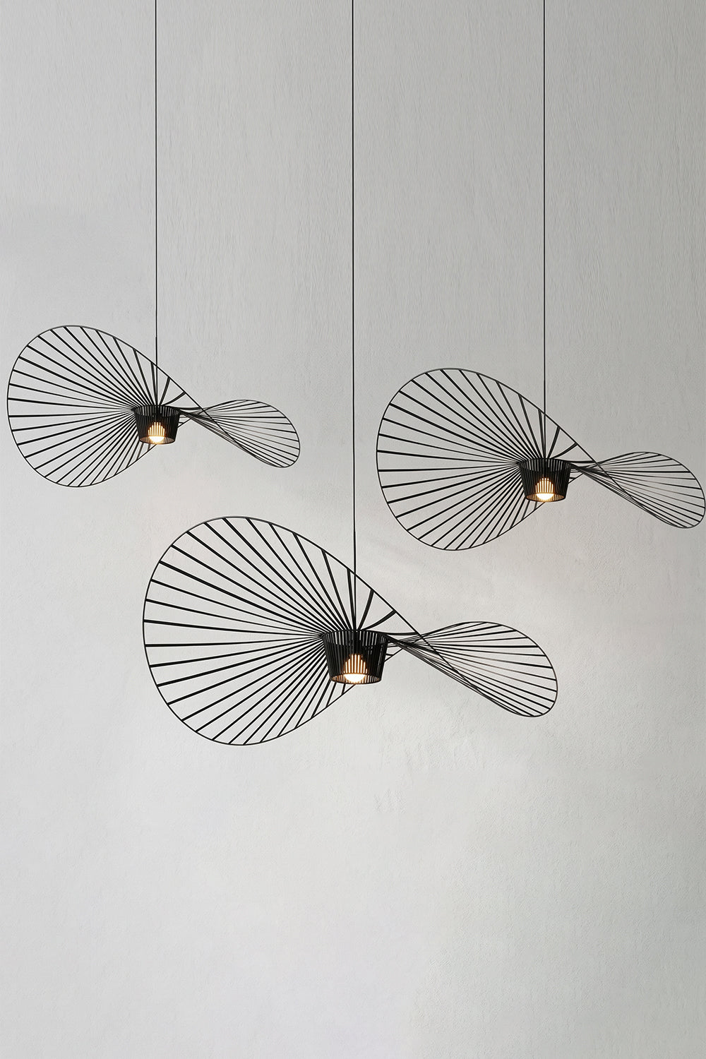 Iron Design Hat Shape Pendant Light