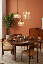 Jewel Square Glass Pendant Lamp