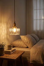 Jewel Square Glass Pendant Lamp