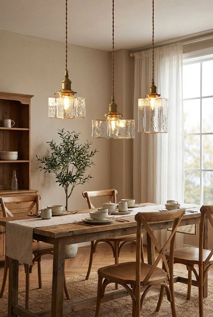 Jewel Square Glass Pendant Lamp
