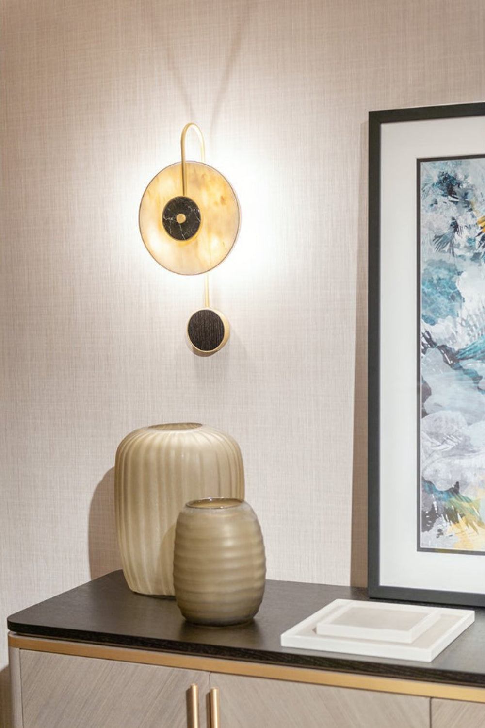 Alabaster Kandy Wall Lamp