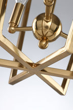 Lantern-shaped chandelier