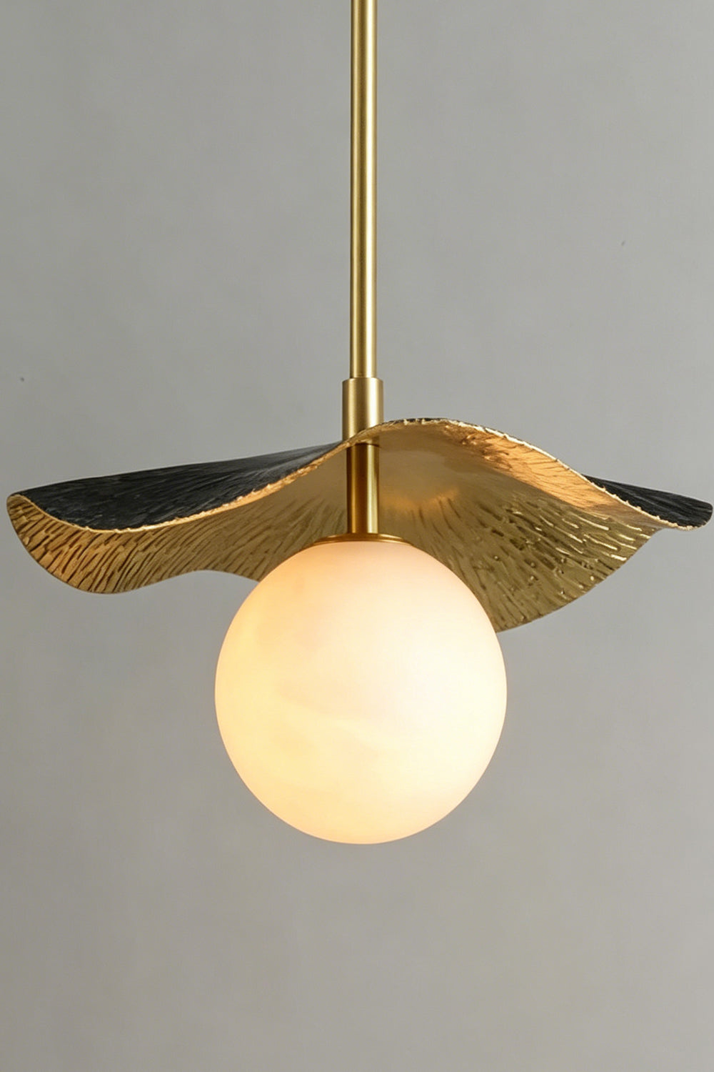 Leaf Alabaster Pendant Light