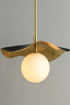 Leaf Alabaster Pendant Light