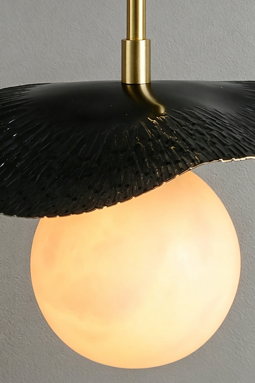 Leaf Alabaster Pendant Light