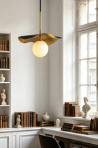 Leaf Alabaster Pendant Light