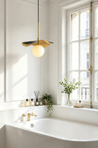 Leaf Alabaster Pendant Light