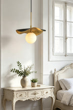 Leaf Alabaster Pendant Light