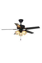 Leaf Cup Shaped Ceiling Fan Chandelier