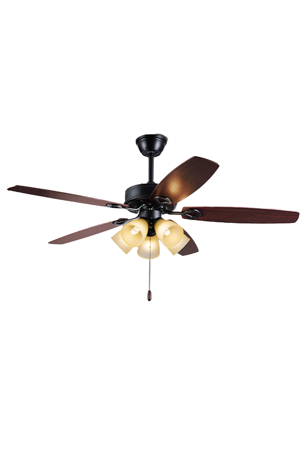 Leaf Cup Shaped Ceiling Fan Chandelier