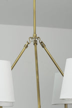 Leather Halo Ring Chandelier