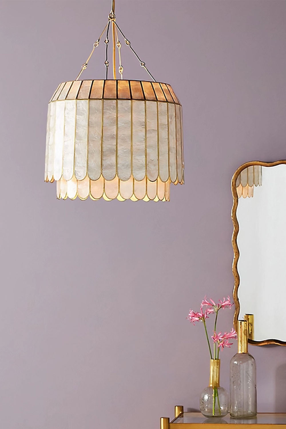 Light Luxury Shell Chandelier