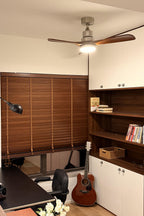 Linea Natural Three-blade Ceiling Fan Light