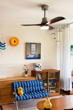 Linea Natural Three-blade Ceiling Fan Light