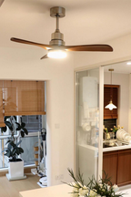 Linea Natural Three-blade Ceiling Fan Light