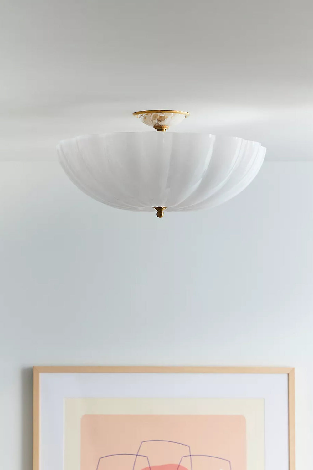 LumaGlass Semi-Flush Light