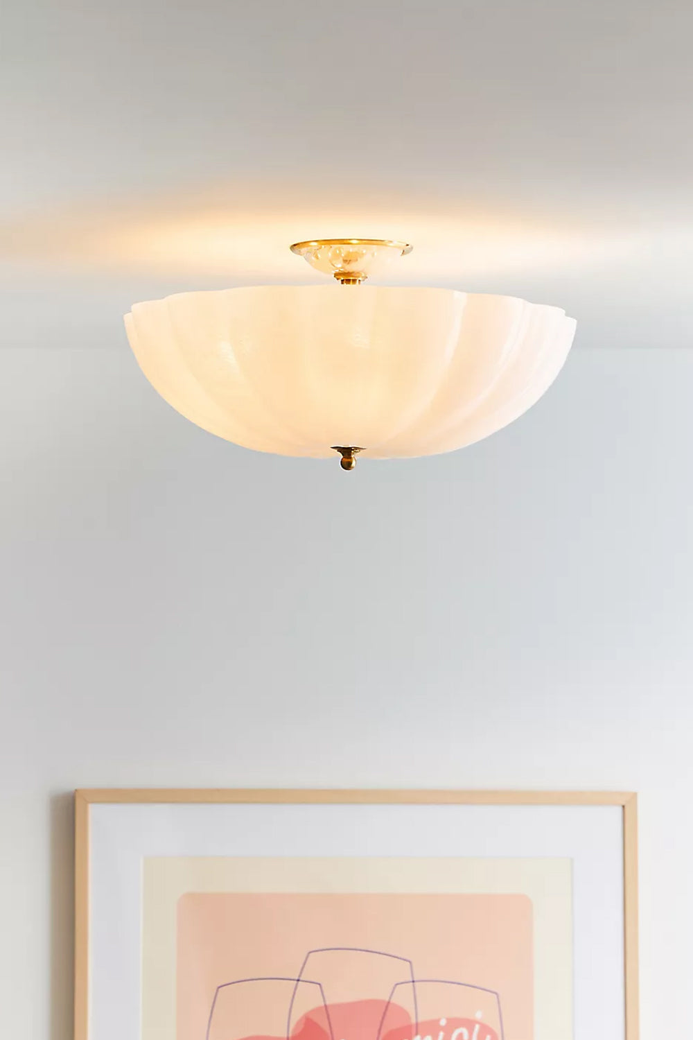 LumaGlass Semi-Flush Light