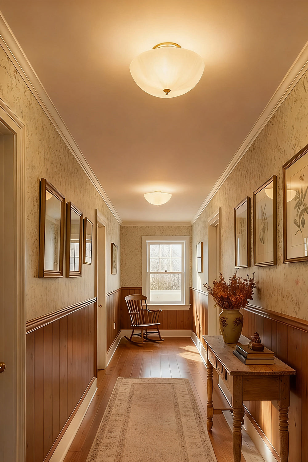 LumaGlass Semi-Flush Light