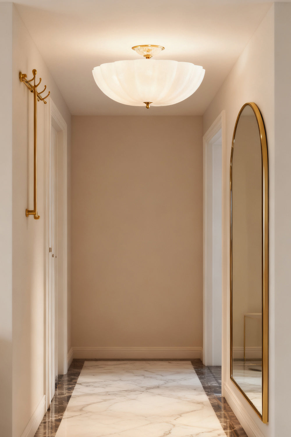 LumaGlass Semi-Flush Light