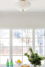 LumaGlass Semi-Flush Light