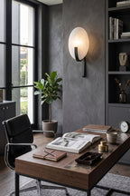 Lunar Alabaster Wall Lamp