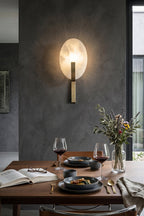 Lunar Alabaster Wall Lamp