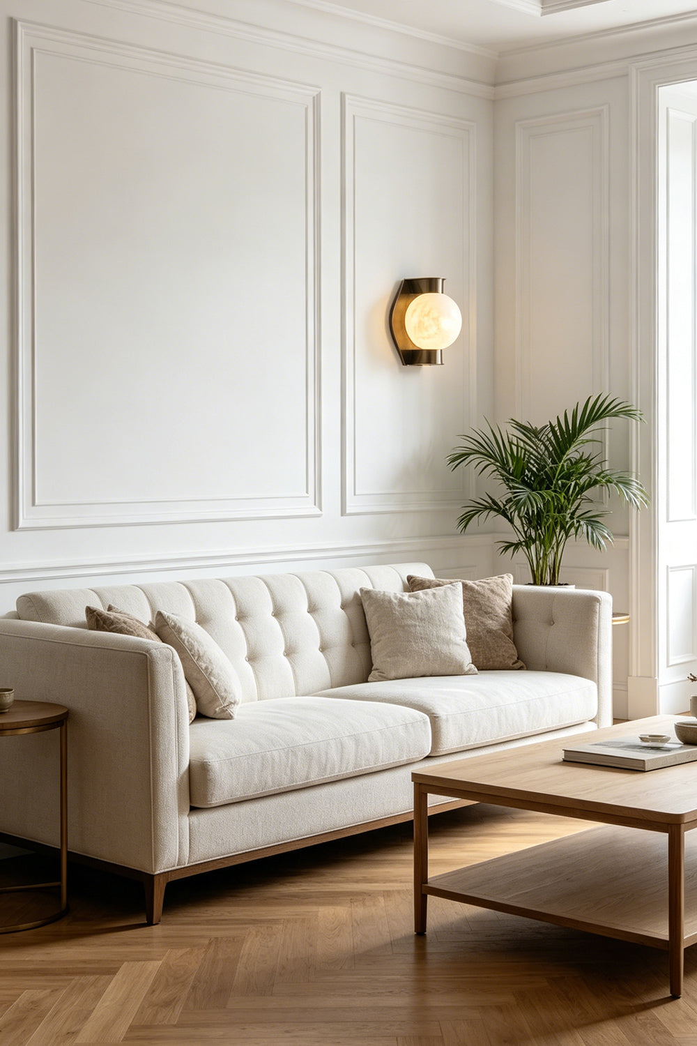 Lunar Alabaster Wall Light