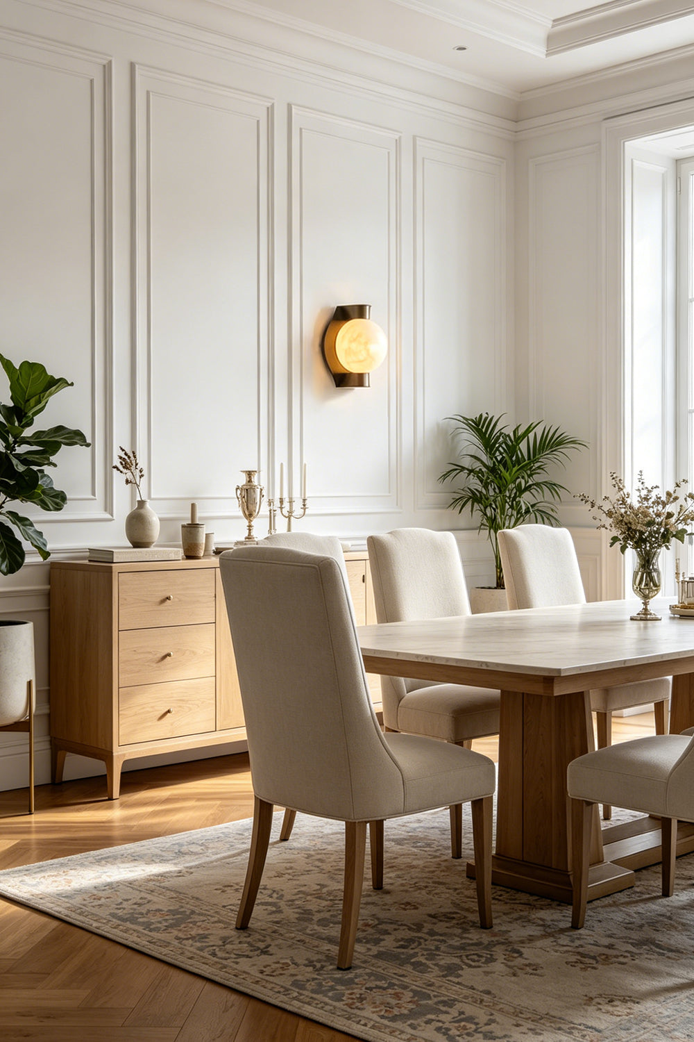 Lunar Alabaster Wall Light