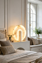Lunar Horizon Alabaster Table Lamp