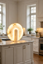 Lunar Horizon Alabaster Table Lamp