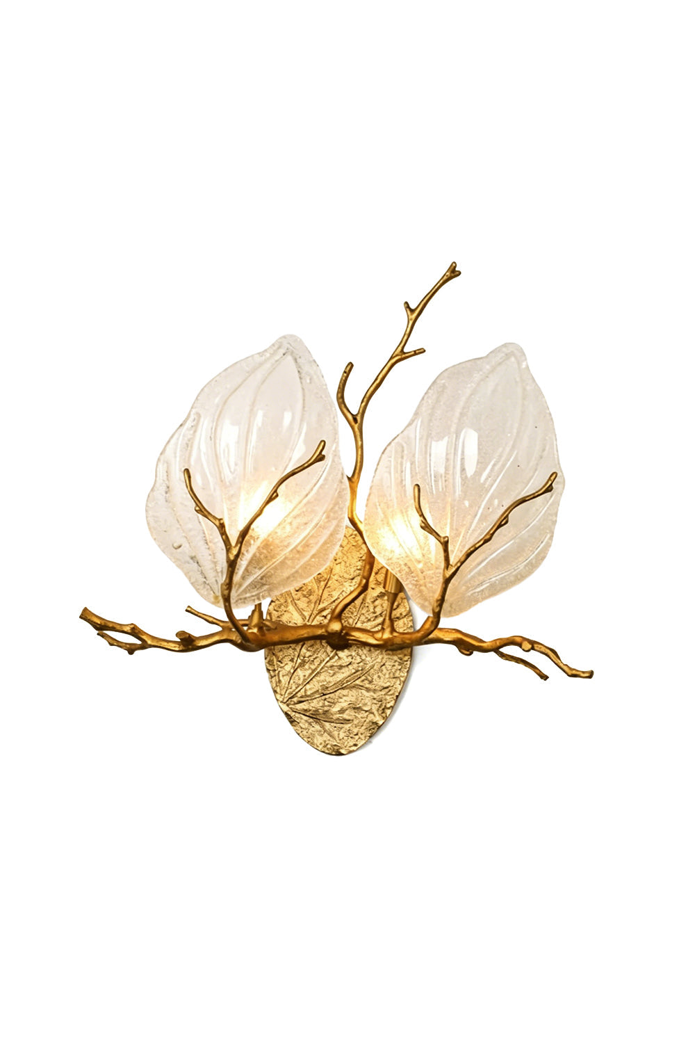 Magnolia Arbor Brass Wall Lamp