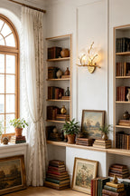 Magnolia Arbor Brass Wall Lamp