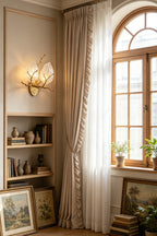 Magnolia Arbor Brass Wall Lamp
