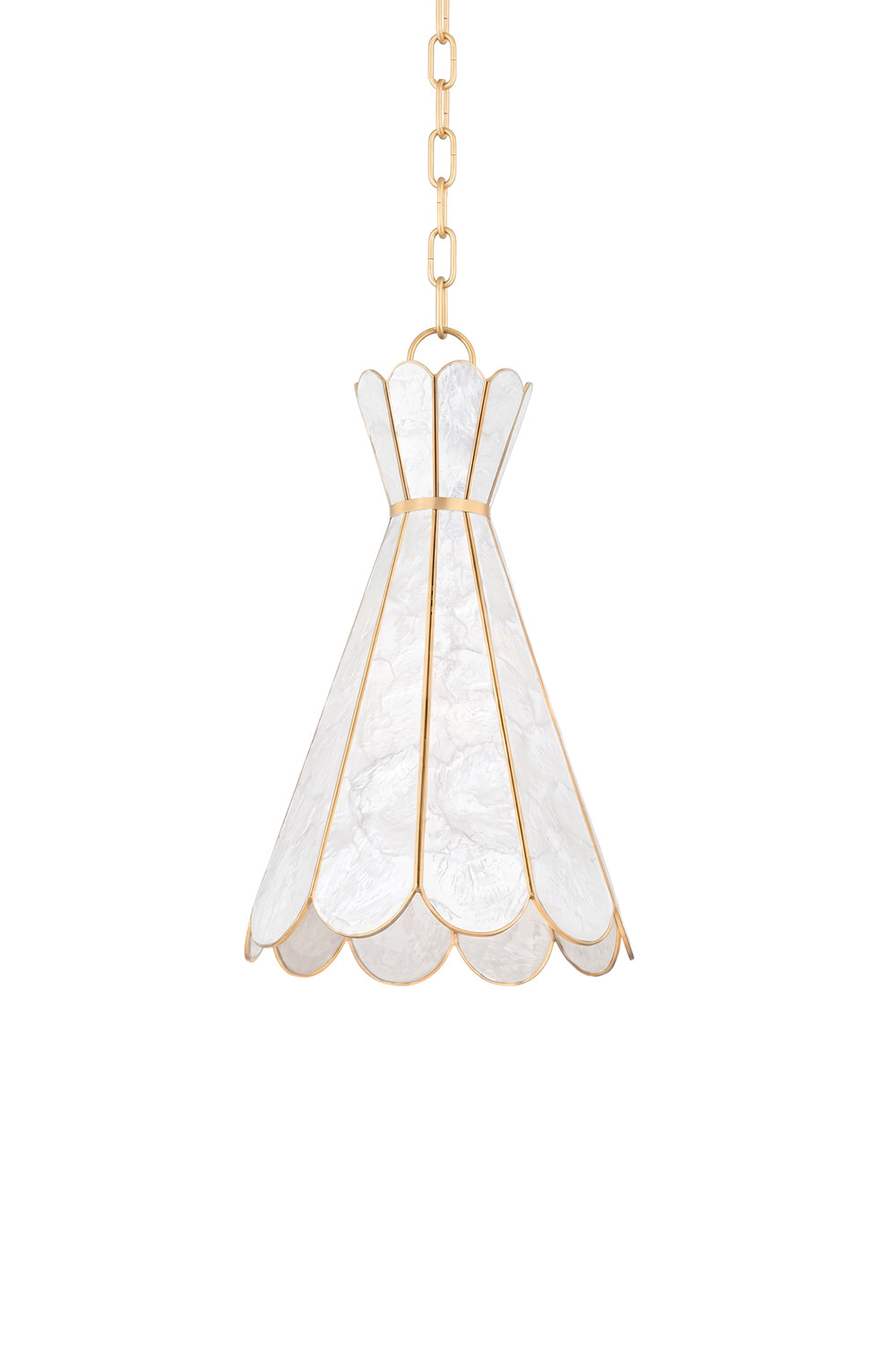 Magnolia Shell Pendant Light