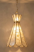 Magnolia Shell Pendant Light